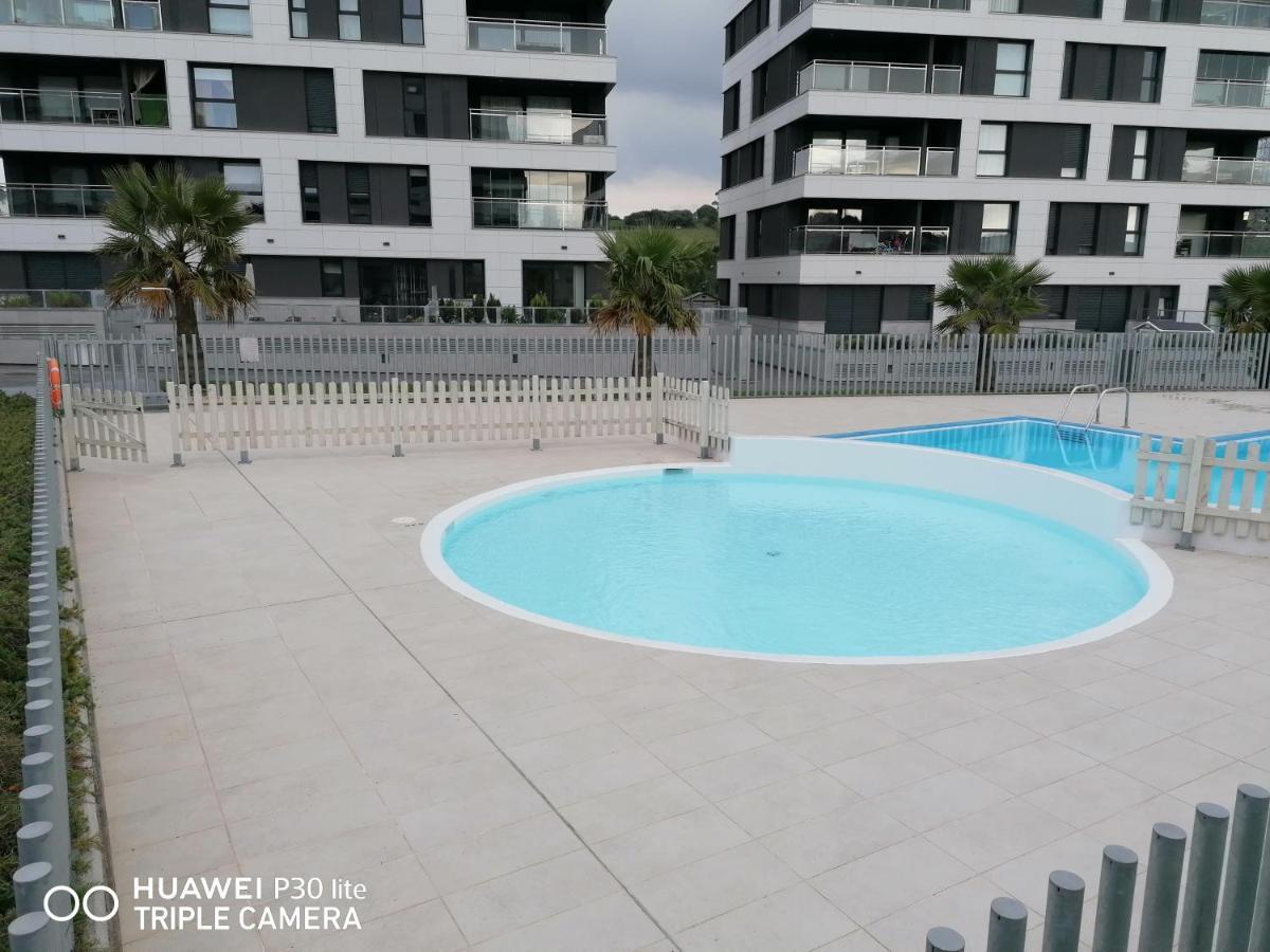 Luminoso Apartamento En Circulo Miramar Luanco Exterior foto