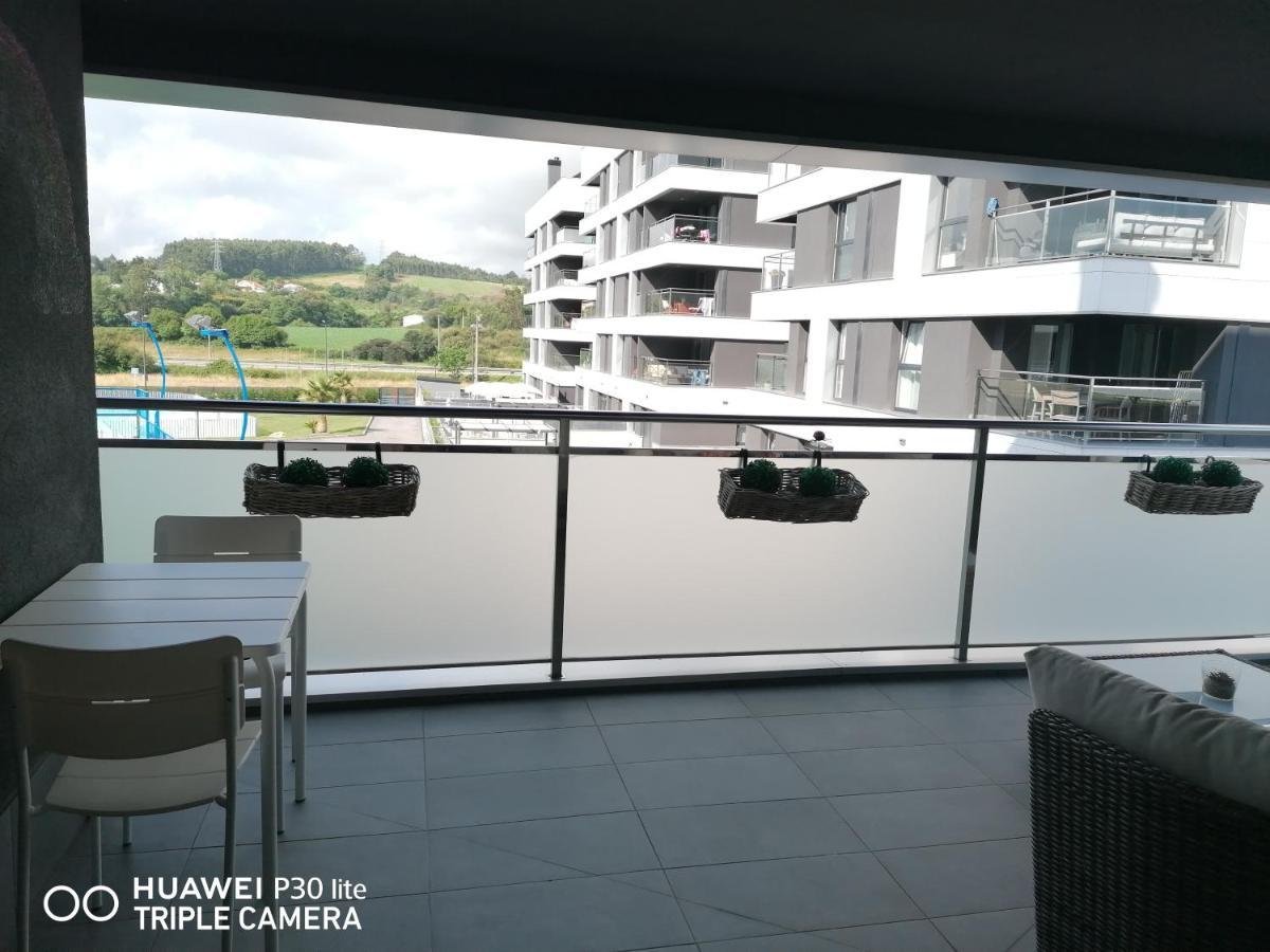 Luminoso Apartamento En Circulo Miramar Luanco Exterior foto