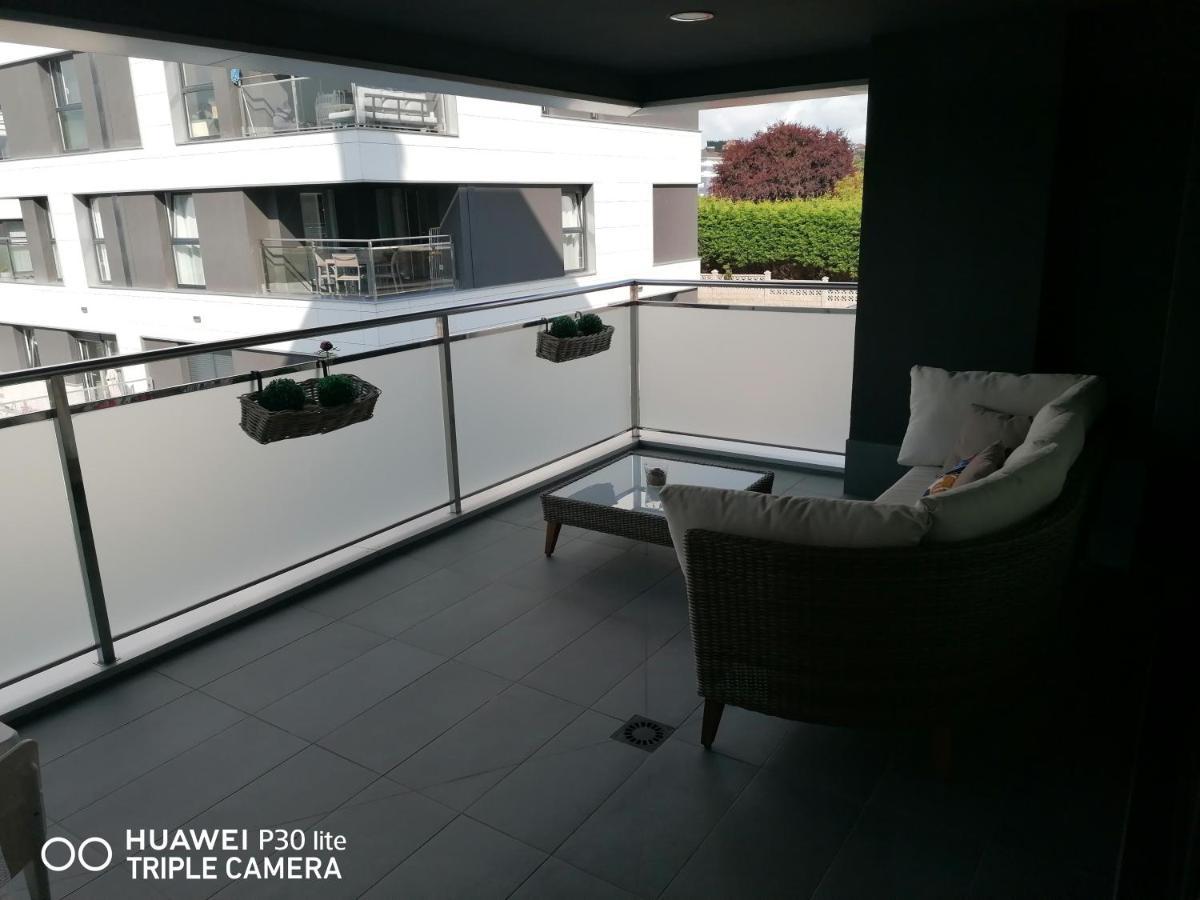 Luminoso Apartamento En Circulo Miramar Luanco Exterior foto